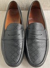 Gucci 255350 Men’s Black Hilary Lux Diamanté Leather Driving Loafers G 9.5 US 10 — photo 6