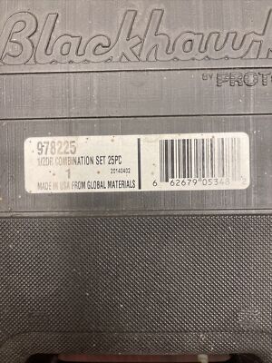 Blackhawk By Proto 978225 1/2 DR Combination Set 25 PC