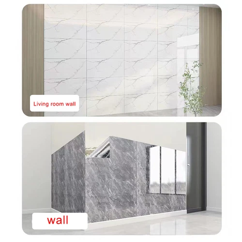 36-48X PVC Marble Tiles Wall Sticker Self-Adhesive Stick On Bathroom Decor - Picture 6 of 11