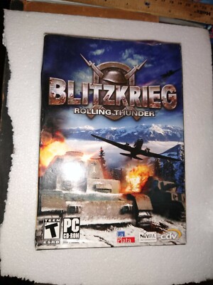 BLITZKRIEG ROLLING THUNDER/EXPANSION PC CD-ROM FACTORY SEALED SMALL RETAIL BOX