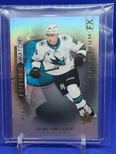 2020-21 SP Authentic Spectrum FX Future Watch Sasha Chmelevski San Jose Sharks 