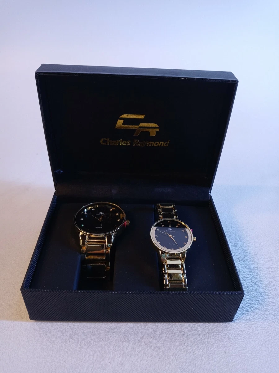 Charles raymond his best sale and hers watch set