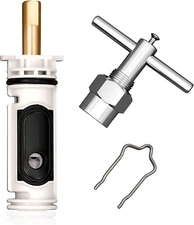 Replacement Cartridge for 1222 with Puller & Retainer Clip, Tub and Shower Repai