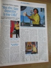 COUPURE DE PRESSE  DOMINIQUE WEBB     REF M.52