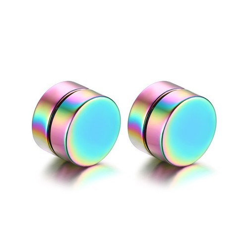 6*8mm Pendientes Magnéticos Para Hombre Acero Inoxidable Sin Tapón Piercing Pernos para Orejas con Clip - Imagen 17 de 17