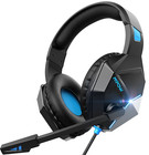 Over-ear Headset Mic Black Red-Grey Gaming Wired Headphones PC PS5 XBOX Mobile