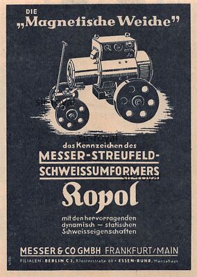 Messer & Co GmbH Kopol-Frankfurt Main - 1941-advertising advertisement ~ 9x12cm