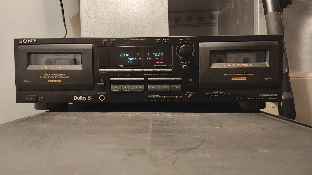 その他 Sony Cassette Deck TC-WR 645S Dolby s Sony TC-WR645S Cassette Deck With Dolby S -power Tested