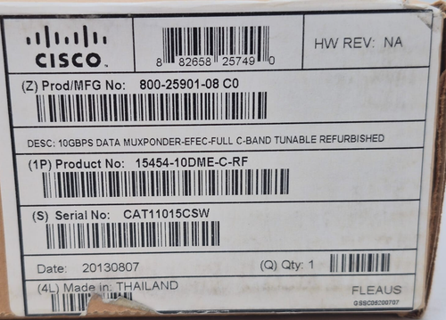 Cisco 15454-10DME-C 10Gbps Data Muxponder Module - Picture 7 of 7