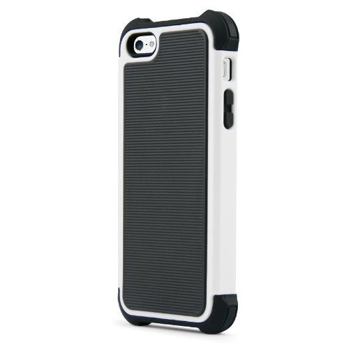 Naztech Dual Layered Protective Cover For iPhone 5 / 5S - White " NEW " - Picture 3 of 6