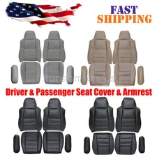 Replacement For 2002-2007 Ford F250 F350 Super Duty Lariat XLT Front Seat Covers