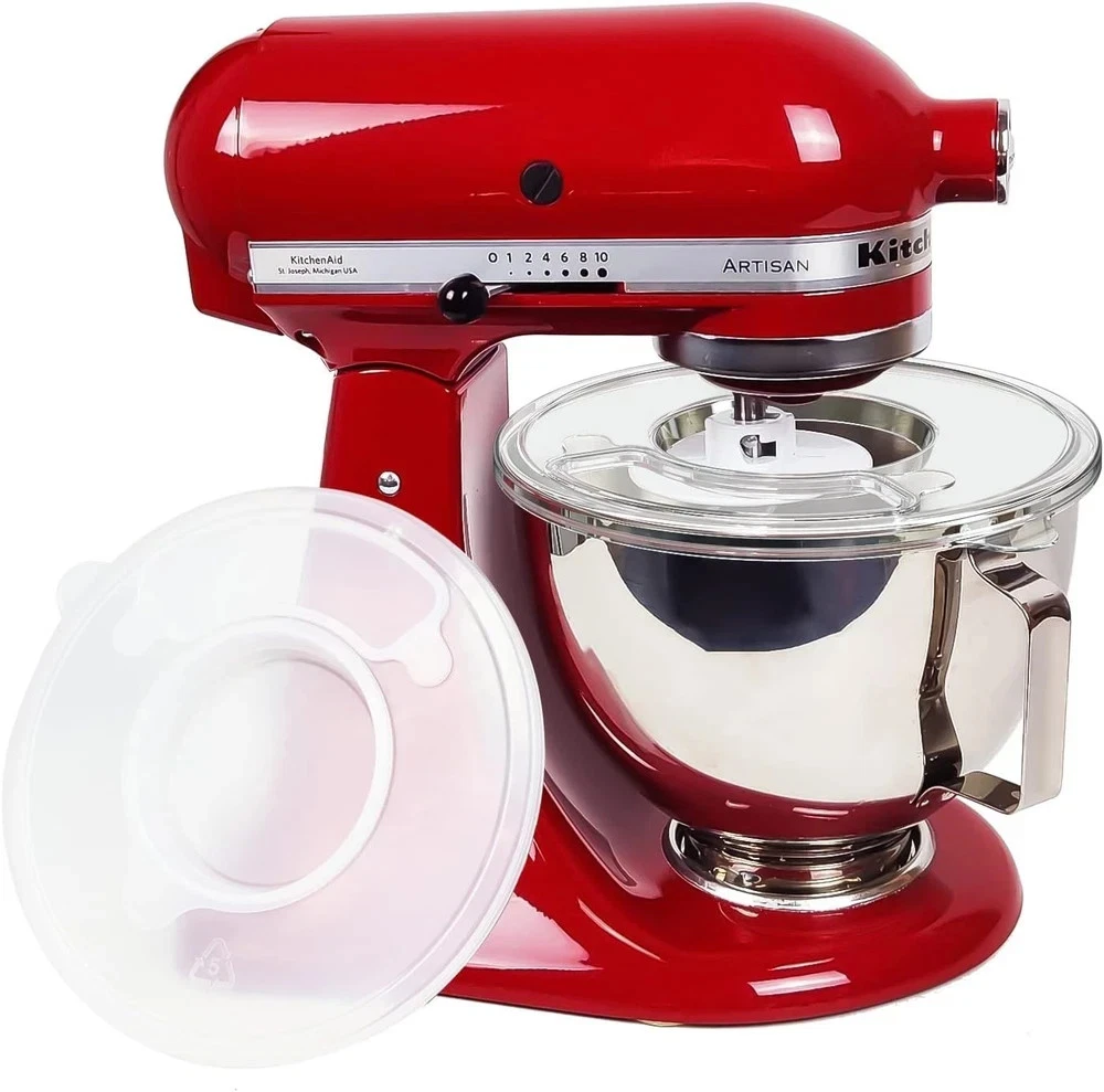KitchenAid 4.5-5 Qt Tilt-Head Stand Mixer Bowl Covers with Extra Pouring Window,