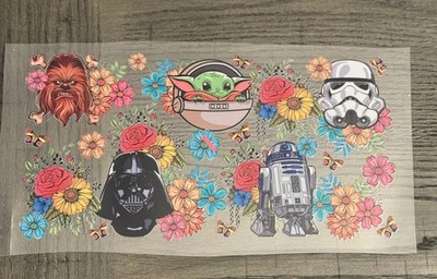 1 Piece Disney Star Wars UV DTF Cup Wrap New