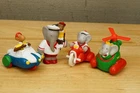 Vintage Lot 1990s Arbys Kids Meal Toy Promo Babar The Elephant Vehicles Figurine
