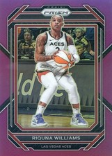 2023 Panini Prizm WNBA RIQUNA WILLIAMS #128 PURPLE PRIZM /149 ACES