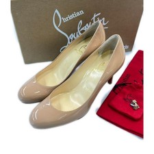 Christian Louboutin Pumps Heel Leather Beige EU35/US5 120626c