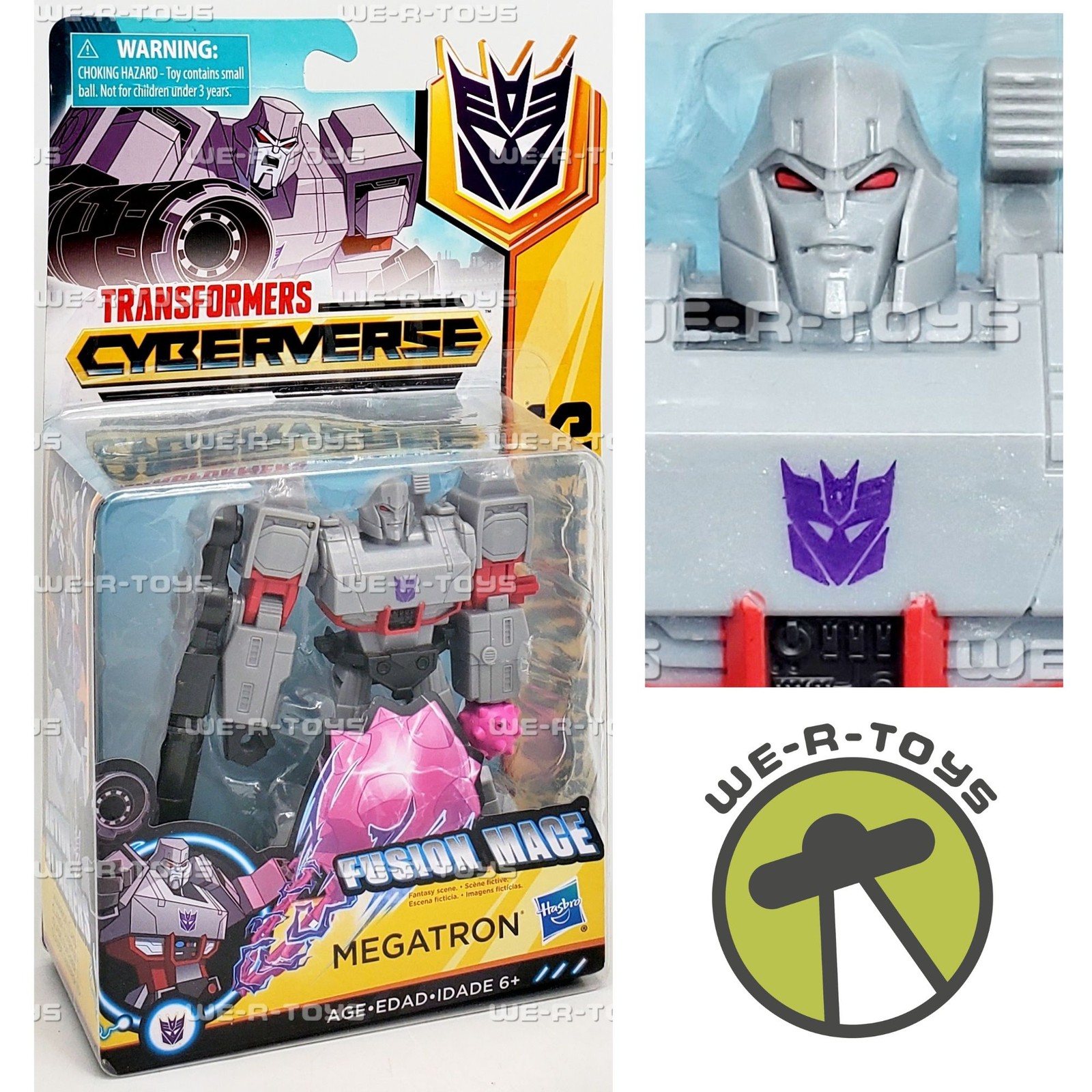 Transformers Cyberverse Fusion Mage Action Attackers Megatron Action Figure 2017
