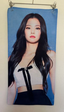 BLACKPINK JENNIE Slogan Printed Towel with Photocard Set K-pop Goods from Japan
