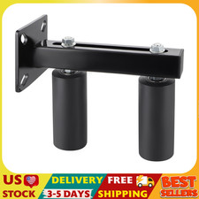 Slide Gate Guide Roller, 6" UHMW Hard Nylon Guider, Adjustable Sliding Gate Supp