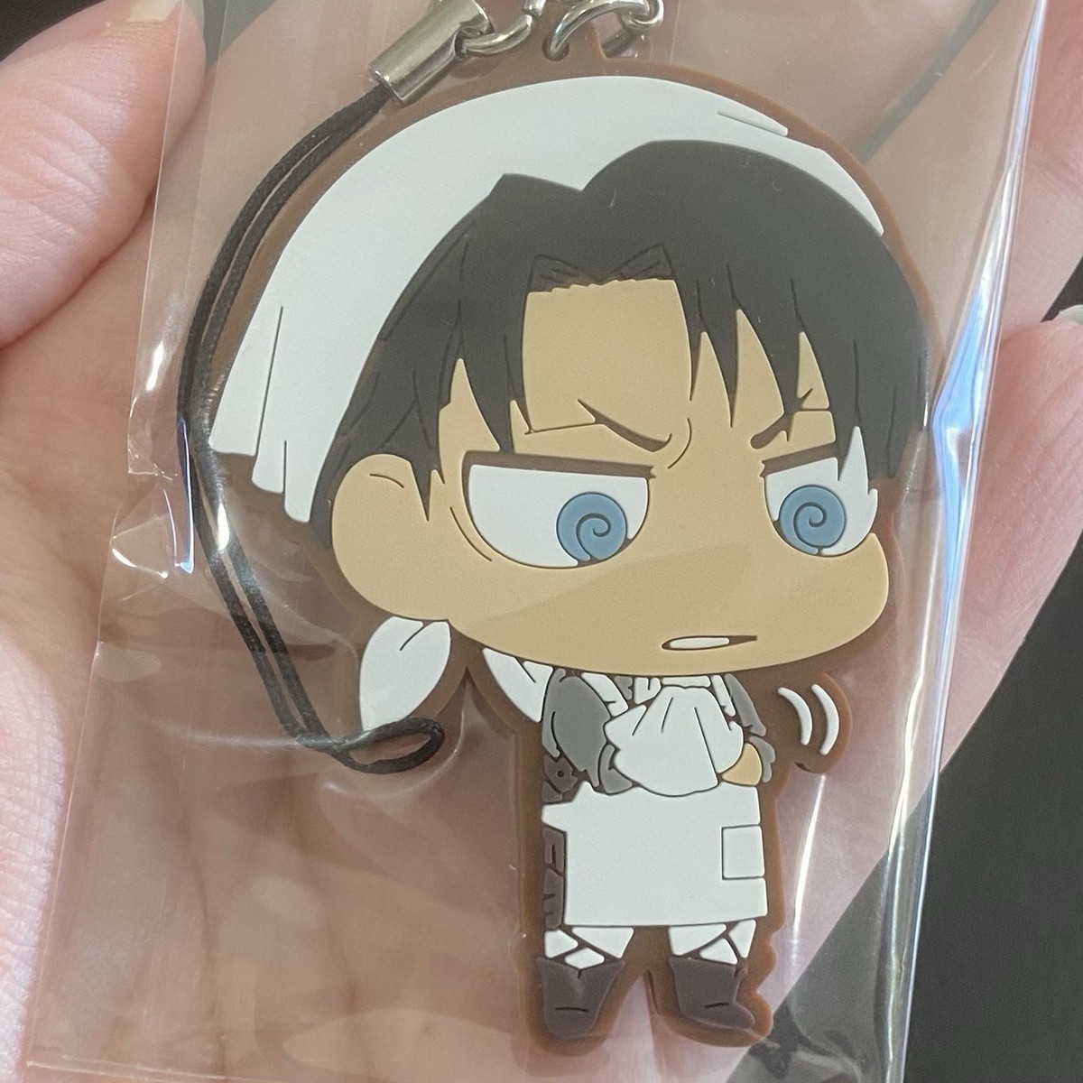 Attack On Titan Levi Ackerman Rubber Strap Chimi Character Ichiban
