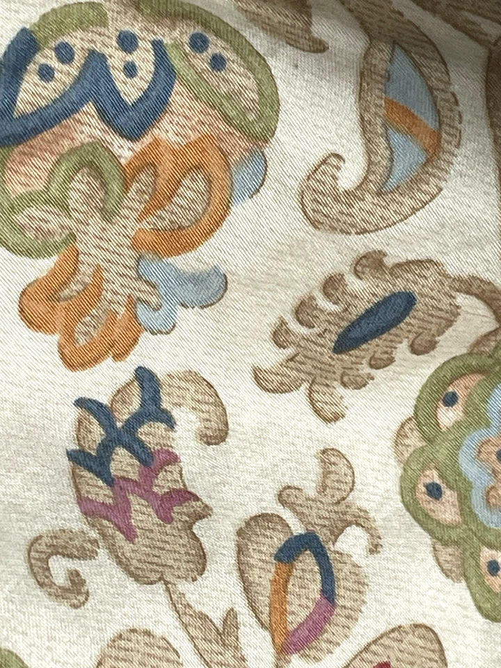 Ralph Lauren Chaps COMPLETO Falda de Cama Plumero Icónico Floral Algodón Terroso 58x78" Foto 3 de 4