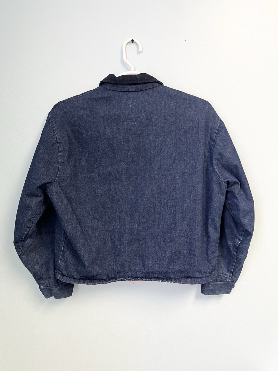 Vintage 70s Big Mac JCPenney Denim Work Jacket Blanket Lined USA