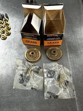 QTY 1 BOSTON GEAR BRONZE-STEEL 24 PITCH WORM GEAR SET 4 LEAD 1/4” & 5/16” BORES