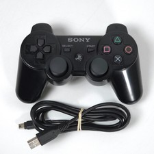 OEM Sony PS3 Sixaxis DualShock 3 Controller Black CECHZC2U Clean Tested Works