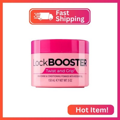 Style Factor Lock BOOSTER Twist & Grip Braid Gel (5 Oz.) with Rosehip Oil   Stro