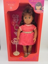 OUR GENERATION Adelita 18-in Doll w Pierced Ears  Jewelry Set "A True Gem" NEW