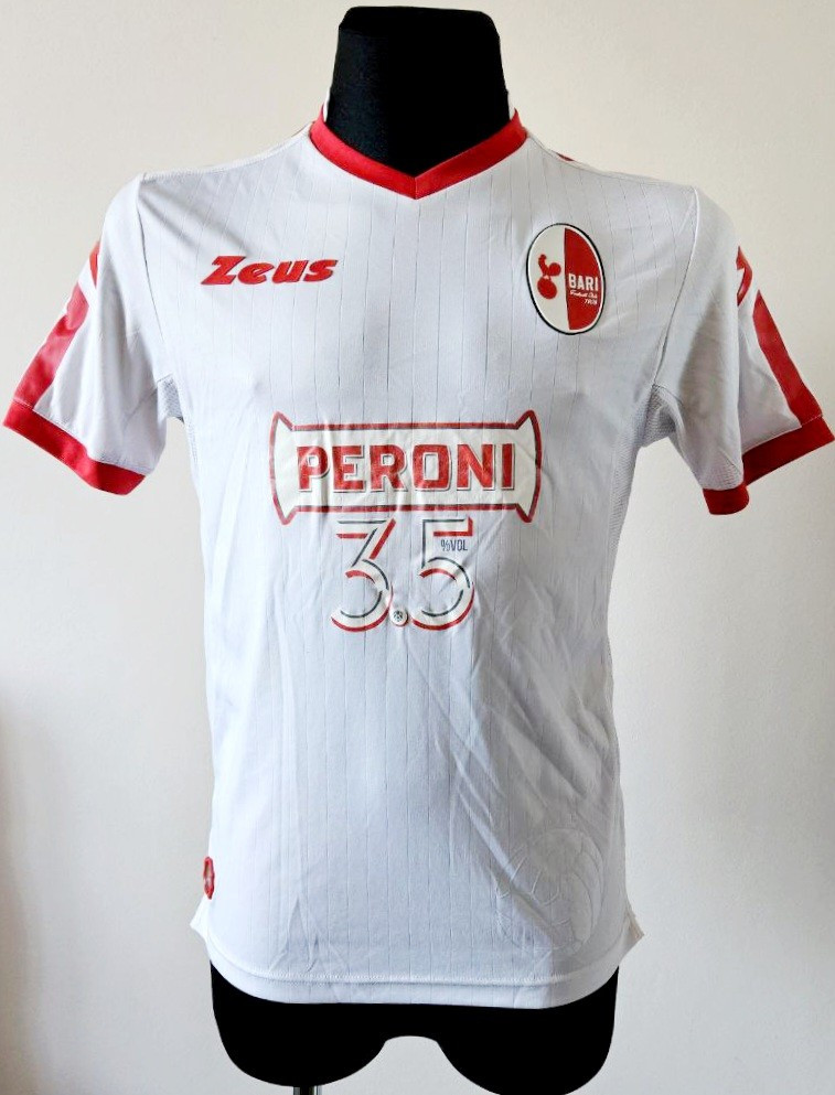Pantaloncino FC Bari 2017 - 2018 Home football Zeus shirt size Medium
