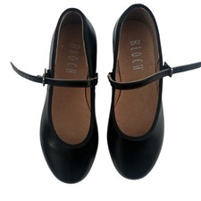 Bloch Black Merry Jane Tap Shoes   Girls  Techno Tap 04H Size 12.5 M 