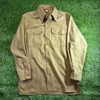 VTG 1943 WWII Olive Drab Wool Collector's ATF 40s Button Up Uniform Jacket Shirt