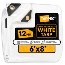 TARPEX - 12 Mil White Extra Heavy Duty Poly Tarp