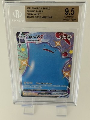 ditto vmax pokemon card value Ditto VMAX SV119/SV122 Shining Fates: Shiny Vault Holo for sale online