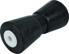 Heavy Duty Boat Trailer Roller Rubber Shaft Keel Black - 8 10 or 12 inches