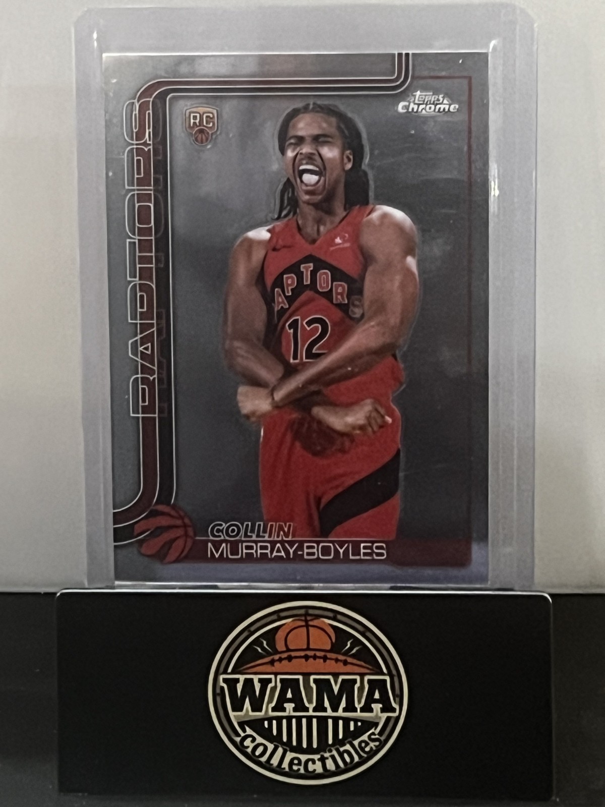 2025 NBA Topps Chrome Collin Murray-Boyles RC Image Variation Toronto Raptors