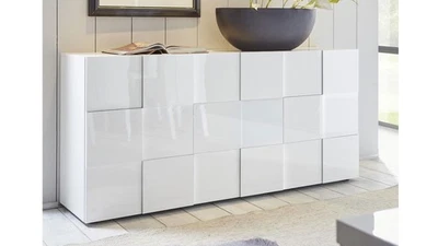 Sideboard Dama 1 in weiß Lack Anrichte Kommode Schrank Wohnzimmer - Bild 1 von 4