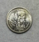 CANADA SILVER DOLLAR 1958 BU SILVER COIN ( stock# 151)