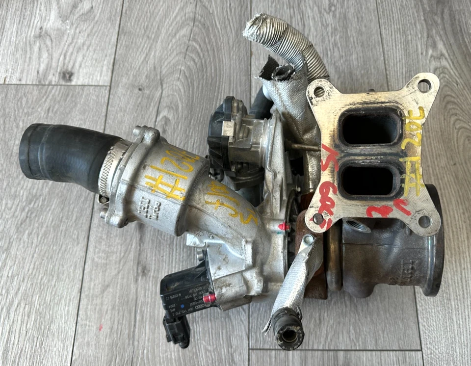 Volkswagen Golf Audi A3 2015 2016 turbocompresor, 06K145713F, original OEM Foto 2 de 4