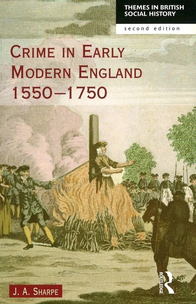 James A Sharpe | Crime In Early Modern England 1550-1750 | Taschenbuch (1998)-image