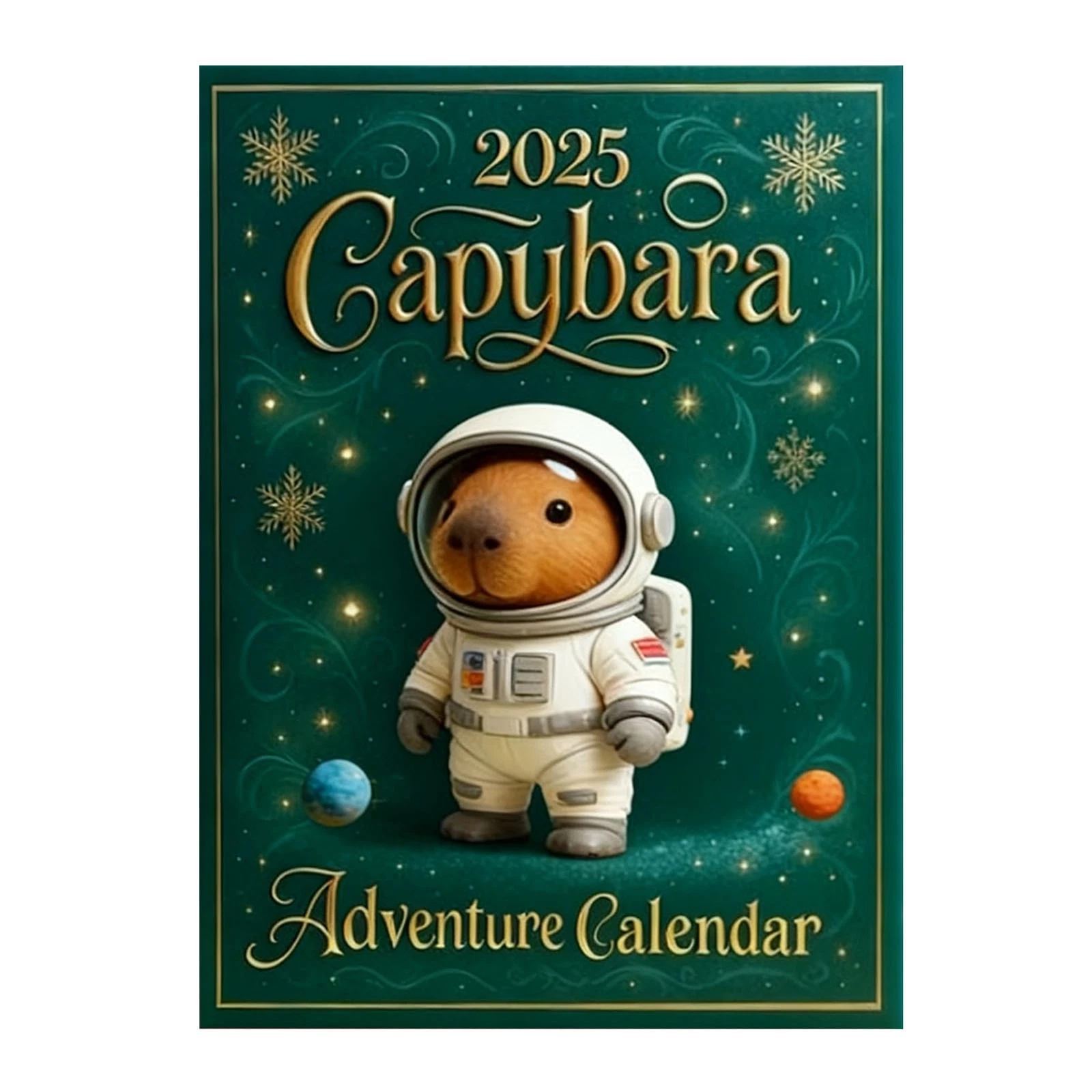 Capybara Advent Calendar 2025 24 Days Countdown Calendar Costumed Capybara