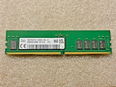 Lote de 8 Memorias de Servidor Hynix 16GB DDR4-3200 PC4-25600 2Rx8 ECC HMA82GR7DJR8N-XN Foto 1 de 2