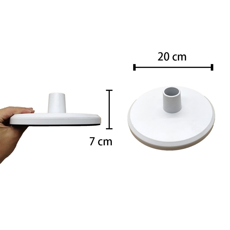 Skimmer Pool Replacement Accessories Skimmer Skim Vacuum Adapter Plate 20x7cm