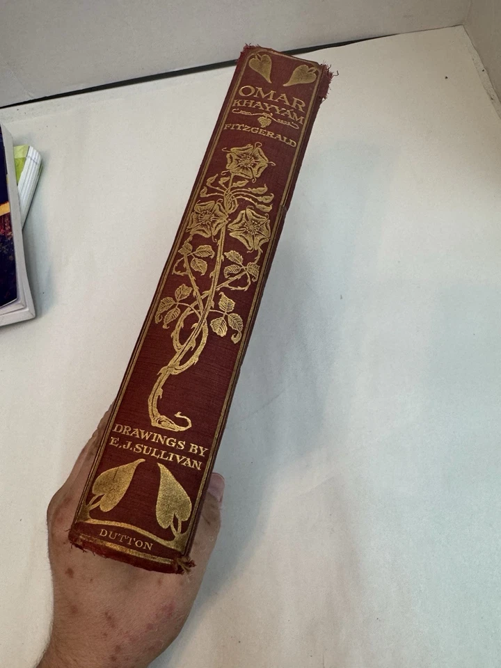 EDWARD FITZGERALD "RUBAIYAT OF OMAR KHAYYAM"1913 FIRST DELUX, 75 PLATES Foto 2 de 4