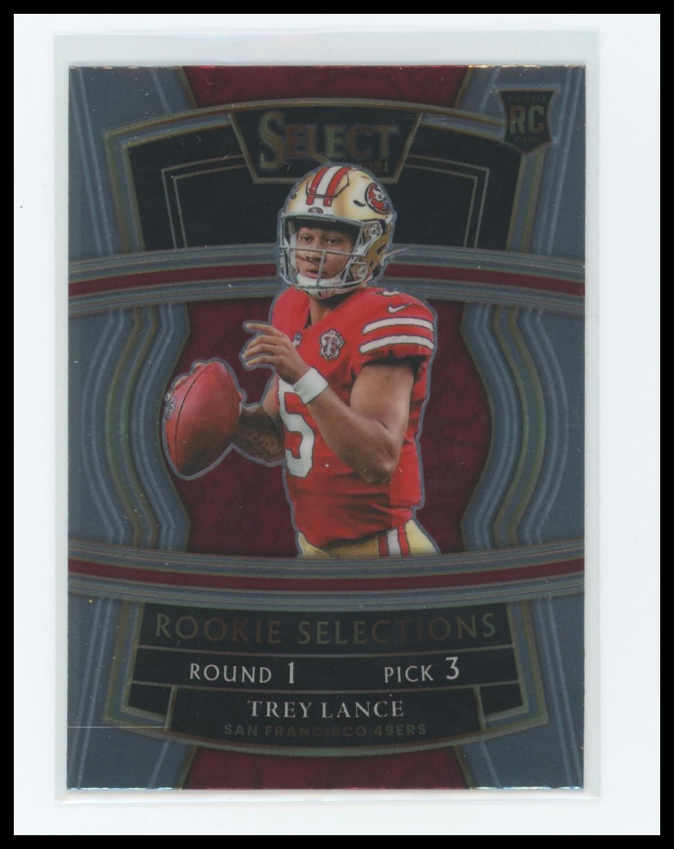 2021 Panini Select RS-3 Trey Lance Rookie Selections San Francisco 49ers