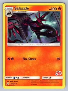 Salazzle 034/236 Battle Academy #7 Charizard Stamped Promo