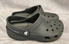 Crocs Classic Clogs Size 2 Unisex Kids Casual Clog - Black