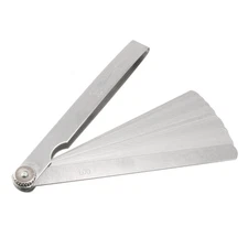 0.02 to 1mm Thickness Gap Metric Filler Feeler Gauge 6" Long