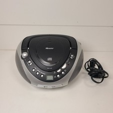 Memorex Portable CD Player AM/FM Radio Boombox Black MP8806 AUX In - Tested